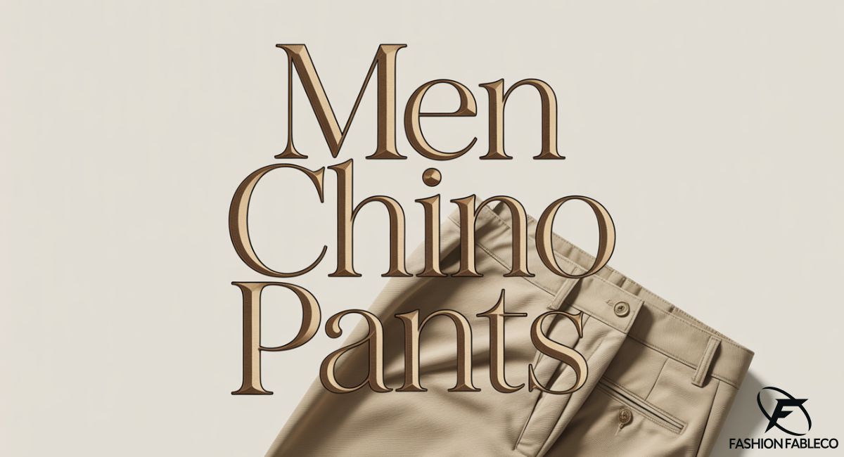 What are the different types of chino pants for men?